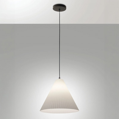 Fabas Luce - Soft - Cone SP - Kronleuchter mit konischem Lichtdiffusor - Weiß - LS-FL-3758-40-102 Fabas Luce - Soft - Cone SP - Kronleuchter mit konischem Lichtdiffusor - Weiß - LS-FL-3758-40-102