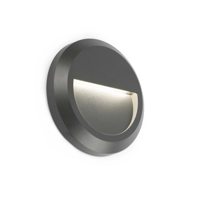 Faro - Outdoor - Sedna - Grant FA LED round - Runde LED-Einbaustrahler für den Außenbereich - Grau - LS-FR-70656 - Warmweiss - 3000 K - 120°