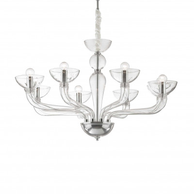 Ideal Lux - Venice - CASANOVA SP8 - Pendelleuchte - Transparent - LS-IL-044255 Ideal Lux - Venice - CASANOVA SP8 - Pendelleuchte - Transparent - LS-IL-044255