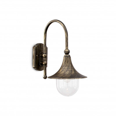 Ideal Lux - Vintage - CIMA AP1 - Wandlampe - Schwarz/Goldfarben - LS-IL-024134 Ideal Lux - Vintage - CIMA AP1 - Wandlampe - Schwarz/Goldfarben - LS-IL-024134