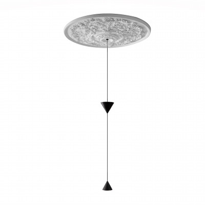 Karman - Karman lampade collezione - Moonbloom D75 BI SP - Matt-schwarz Karman - Karman lampade collezione - Moonbloom D75 BI SP - Matt-schwarz