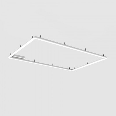 Artemide - Alphabet of light - Alphabet of light PL rectangulare 120x180 - Rectangular shapedr ceiling and wall light big - Opaline - Warm white - 3000 K - Diffused