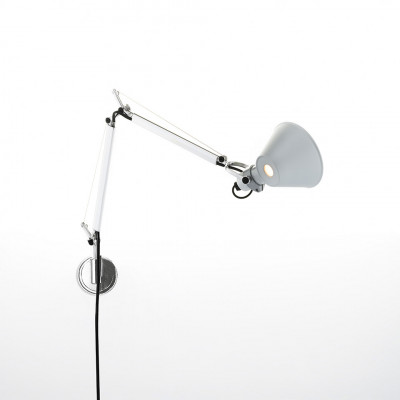 Artemide - Tolomeo - Tolomeo AP Micro LED - LED wall lamp - Aluminium - LS-AR-A0103W00-S1 - Super warm - 2700 K - Diffused