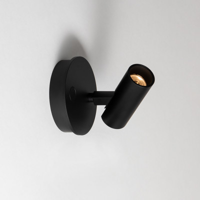 Artemide - Minimalism - Vector 40 AP Switch - Bedside wall lamp with swich - Black