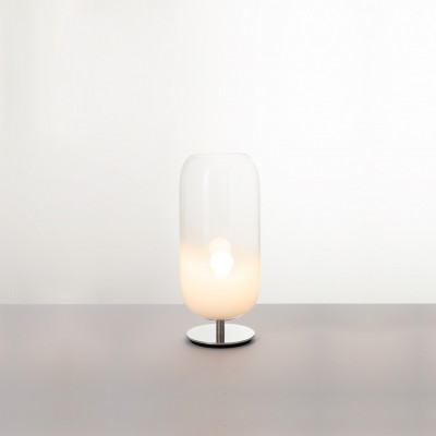 Artemide - Gople - Gople TL Mini - Glass table lamp - White - LS-AR-1409020A Artemide - Gople - Gople TL Mini - Glass table lamp - White - LS-AR-1409020A