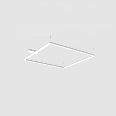 Artemide - Minimalism - Alphabet Of Light Square 120 SP - Square chandelier - White - LS-AR-1430010A - Warm white - 3000 K - Diffused