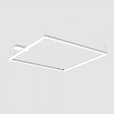 Artemide - Minimalism - Alphabet Of Light Square 180 SP - Modern square shape chandelier  - White - LS-AR-1430020A - Warm white - 3000 K - Diffused