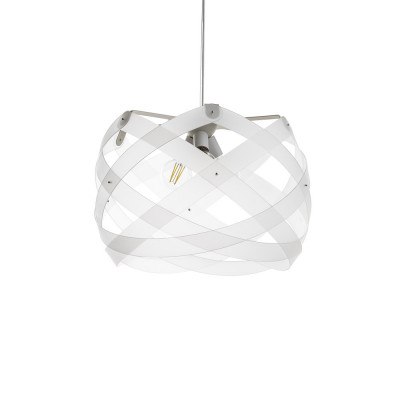 Emporium - Nuclea - Nuclea maxi - Pendant lamp - Transparent white satin - LS-EM-120049001