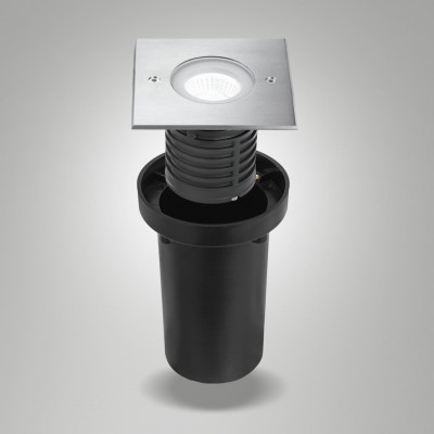 Fabas Luce - Outdoor - Wako 2 FA LED out - Square spotlight drive over - Steel - LS-FL-6908-02-414 - Warm white - 3000 K - 40° Fabas Luce - Outdoor - Wako 2 FA LED out - Square spotlight drive over - Steel - LS-FL-6908-02-414 - Warm white - 3000 K - 40°