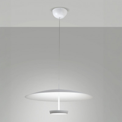 Fabas Luce - Domizia - Yuco SP LED - Modern pendant light - White - LS-FL-3803-45-102 - Warm white - 3000 K - Diffused Fabas Luce - Domizia - Yuco SP LED - Modern pendant light - White - LS-FL-3803-45-102 - Warm white - 3000 K - Diffused