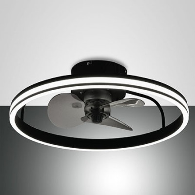 Fabas Luce - Domizia - Relais PL - Modern LED ceiling light - Black - LS-FL-3709-65-101 - Warm Tune - Diffused Fabas Luce - Domizia - Relais PL - Modern LED ceiling light - Black - LS-FL-3709-65-101 - Warm Tune - Diffused