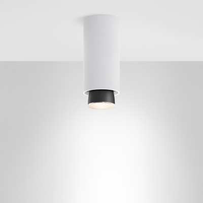 Fabbian - Claque - Claque PL LED M - Ceiling light modern - White - LS-FB-F43E03-01 - Warm white - 3000 K - 34° Fabbian - Claque - Claque PL LED M - Ceiling light modern - White - LS-FB-F43E03-01 - Warm white - 3000 K - 34°