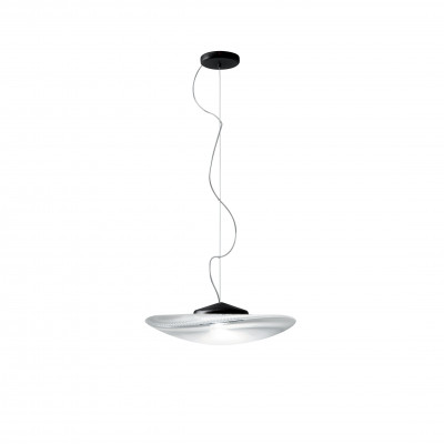 Fabbian - Saya&Loop - Loop SP - Glass disc suspension - Transparent - LS-FB-F35A03-00 Fabbian - Saya&Loop - Loop SP - Glass disc suspension - Transparent - LS-FB-F35A03-00