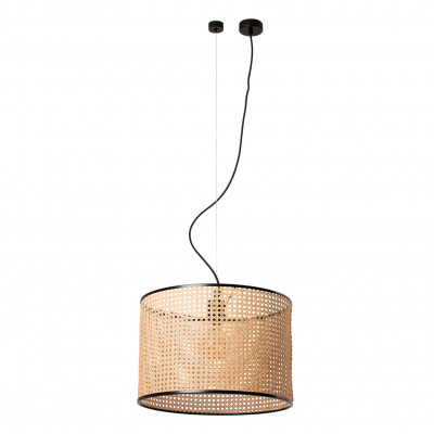 Faro - Indoor - Weave - Mambo SP L rattan - suspension lamp with woven diffuser - Rattan - LS-FR-64314-49 Faro - Indoor - Weave - Mambo SP L rattan - suspension lamp with woven diffuser - Rattan - LS-FR-64314-49
