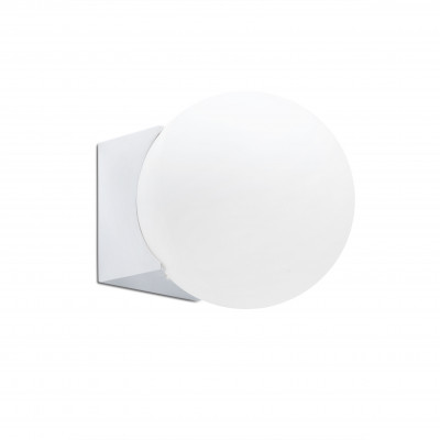 Faro - Indoor - Bathroom - Lago AP - Wall light with sphere diffusor - White - LS-FR-63503 Faro - Indoor - Bathroom - Lago AP - Wall light with sphere diffusor - White - LS-FR-63503