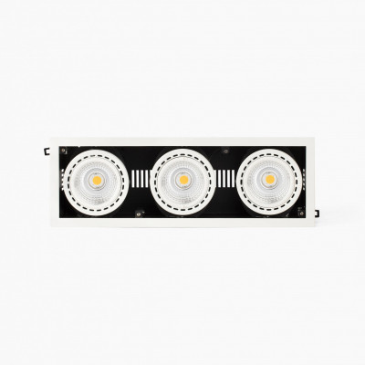 Faro - Indoor - Faro Architectural - Colin Mini 3L Fashion FA LED - 3 lights recessed spotlight - None - Warm white - 3100 K