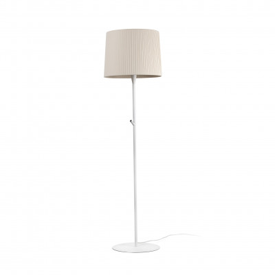 Faro - Indoor - Hotelerie - Samba PT - Floor light with extile lampshade - White/Cloth - LS-FR-64312-41 Faro - Indoor - Hotelerie - Samba PT - Floor light with extile lampshade - White/Cloth - LS-FR-64312-41
