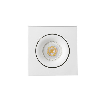 Faro - Indoor - Incasso - Argon FA 1L Square - Square recessed spotlight - White - LS-FR-43402