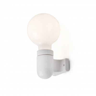 Faro - Indoor - Industrial - Sera AP - Wall lamp with ceramic body - White - LS-FR-62302 Faro - Indoor - Industrial - Sera AP - Wall lamp with ceramic body - White - LS-FR-62302