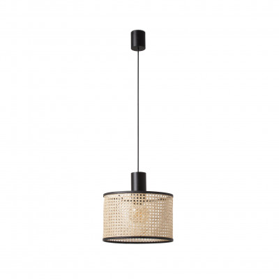 Faro - Indoor - Weave - Mambo SP M - Medium design chandelier - Black - LS-FR-64315-48