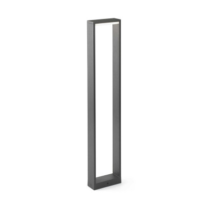 Faro - Outdoor - Alpas - Alp PL LED L - Designer bollard for outdoors and driveways - Grey - LS-FR-74452