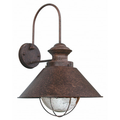 Faro - Outdoor - Nautica - Nautica AP L - Rustic wall lamp for terrace big - Rust - LS-FR-71129 Faro - Outdoor - Nautica - Nautica AP L - Rustic wall lamp for terrace big - Rust - LS-FR-71129