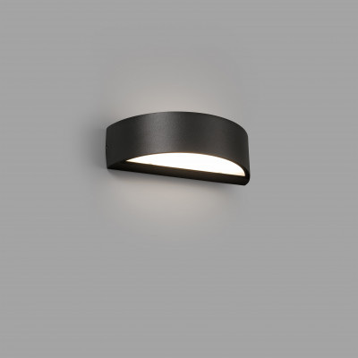 Faro - Outdoor - Steps - Oval LED AP - Led outdoor wall light - Black - LS-FR-71276 - Warm white - 3000 K - Diffused