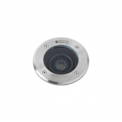 Faro - Outdoor - Tecno - Geiser FA d180 LED - Recessed spotlight directable - Brushed steel - LS-FR-70308 - Warm white - 3000 K - 10° Faro - Outdoor - Tecno - Geiser FA d180 LED - Recessed spotlight directable - Brushed steel - LS-FR-70308 - Warm white - 3000 K - 10°