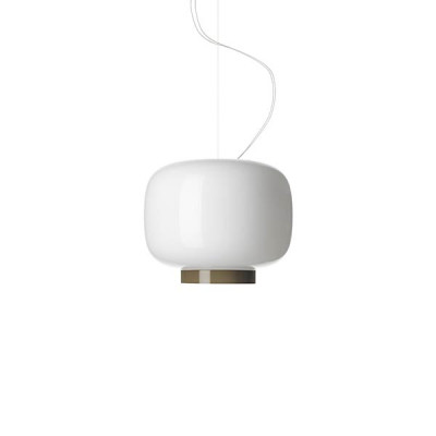 Foscarini - Chouchin - Chouchin Reverse 3 SP LED - Glass design chandelier - White/Grey - LS-FO-210073L-02 - Super warm - 2700 K - Diffused Foscarini - Chouchin - Chouchin Reverse 3 SP LED - Glass design chandelier - White/Grey - LS-FO-210073L-02 - Super warm - 2700 K - Diffused