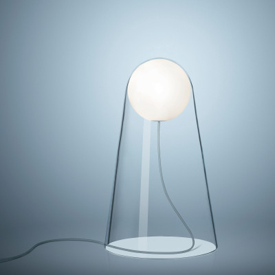 Foscarini - Satellight - Satellight TL LED - Design blown glass table lamp - Transparent - Super warm - 2700 K - Diffused Foscarini - Satellight - Satellight TL LED - Design blown glass table lamp - Transparent - Super warm - 2700 K - Diffused