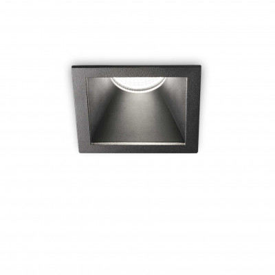 Ideal Lux - Downlights - Game Square FA IP65 - Squared recessed spotlight for ceiling - Matt black - LS-IL-327761 - Warm white - 3000 K - 36° Ideal Lux - Downlights - Game Square FA IP65 - Squared recessed spotlight for ceiling - Matt black - LS-IL-327761 - Warm white - 3000 K - 36°