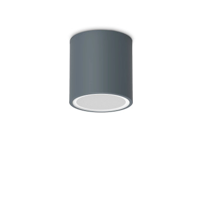 Ideal Lux - Outdoor - Techo PL1 D09 round - Aluminum ceiling light for outdoor - Anthracite - LS-IL-318110 Ideal Lux - Outdoor - Techo PL1 D09 round - Aluminum ceiling light for outdoor - Anthracite - LS-IL-318110