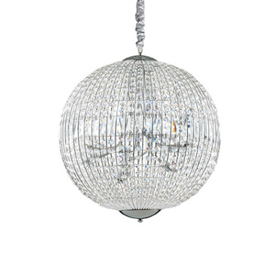 Ideal Lux - Diamonds - Luxor SP12 - Pendant lamp - Chrome - LS-IL-116235