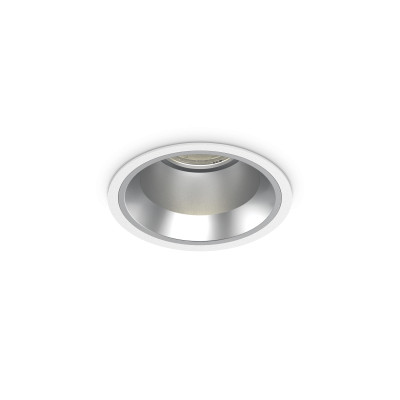 Ideal Lux - Downlights - Off FA round S LED - LED recessed spotlight - White - LS-IL-266497 - Warm white - 3000 K - 50°