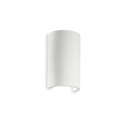 Ideal Lux - Minimal - Flash Gesso AP1 Round - Plaster wall light - White - LS-IL-214696 Ideal Lux - Minimal - Flash Gesso AP1 Round - Plaster wall light - White - LS-IL-214696