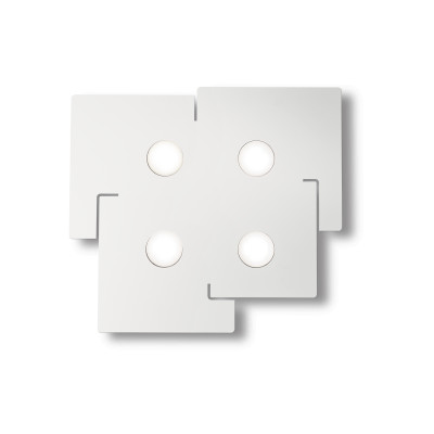 Ideal Lux - Minimal - Totem PL4 - Modern ceiling lamp with four lights - White - LS-IL-215778 Ideal Lux - Minimal - Totem PL4 - Modern ceiling lamp with four lights - White - LS-IL-215778