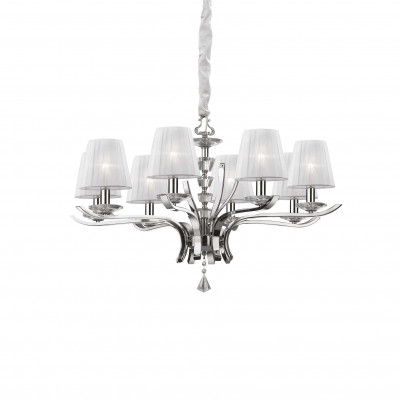 Ideal Lux - Provence - PEGASO SP8 - Classi pendant lamp - Chrome - LS-IL-059242