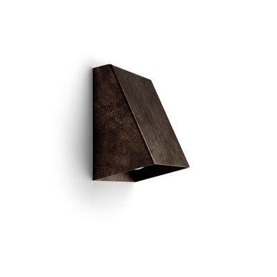 Il Fanale - Decor - Mask squadrata AP - Outdoor brass lamp - Laiton foncé - LS-IF-298-02-OS - Warm white - 3000 K - Diffused Il Fanale - Decor - Mask squadrata AP - Outdoor brass lamp - Laiton foncé - LS-IF-298-02-OS - Warm white - 3000 K - Diffused