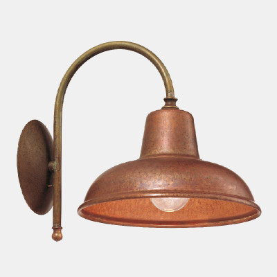 Il fanale - Cantina&Cascina - Contrada AP curvo - Vintage wall light - Brown/Copper - LS-IF-243-06-OR Il fanale - Cantina&Cascina - Contrada AP curvo - Vintage wall light - Brown/Copper - LS-IF-243-06-OR