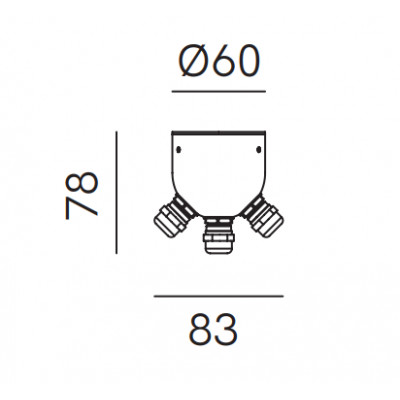 Il Fanale - Drop - Drop canopy 6 cm - Rosette - None - LS-IF-270-46-OO Il Fanale - Drop - Drop canopy 6 cm - Rosette - None - LS-IF-270-46-OO
