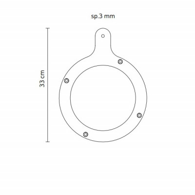 Karman - Karman accessories - Don't Touch fixing plate - Vandal proof fixing plate Karman - Karman accessories - Don't Touch fixing plate - Vandal proof fixing plate