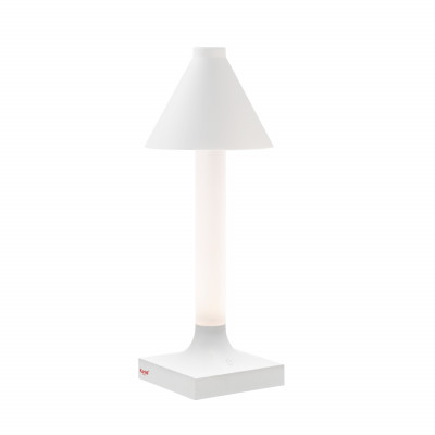 Kartell - Goodnight - Goonight Cap TL - Rechargeable table lamp - Matt white - LS-KA-09562BI - Super warm - 2700 K - Diffused Kartell - Goodnight - Goonight Cap TL - Rechargeable table lamp - Matt white - LS-KA-09562BI - Super warm - 2700 K - Diffused
