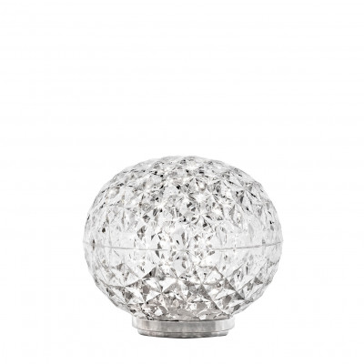 Kartell - Planet - Mini Planet TL battery - Portable lamp with light and touch dimmer integrated - Crystal - LS-KA-09410B4 - Super warm - 2700 K - Diffused Kartell - Planet - Mini Planet TL battery - Portable lamp with light and touch dimmer integrated - Crystal - LS-KA-09410B4 - Super warm - 2700 K - Diffused