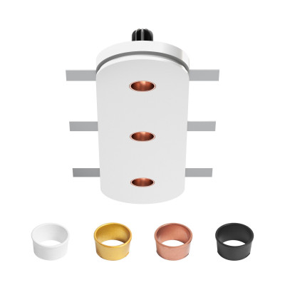 Linea Light - Gypsum - Gypsum ColoRing R3 FA - 3 lights recessed spotlight - White - LS-LL-8831 - Warm white - 3000 K - 15° Linea Light - Gypsum - Gypsum ColoRing R3 FA - 3 lights recessed spotlight - White - LS-LL-8831 - Warm white - 3000 K - 15°