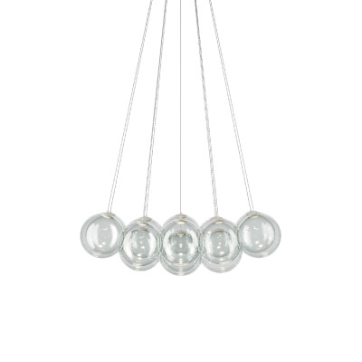 Lodes - Random Cloud - Random Cloud 14 Luci 23cm - Design chandelier, diffusor 14 - Transparent - Diffused Lodes - Random Cloud - Random Cloud 14 Luci 23cm - Design chandelier, diffusor 14 - Transparent - Diffused