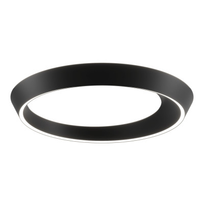 Lodes - Tidal - Tidal 60 PL LED - Ring shaped ceiling light - Matt black RAL 9005 - LS-ST-19930-2027 - Super warm - 2700 K - Diffused