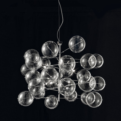 Metal Lux - Atom - Atom SP 8L - Chandelier 8 light - Crystal - LS-ML-255-180-01