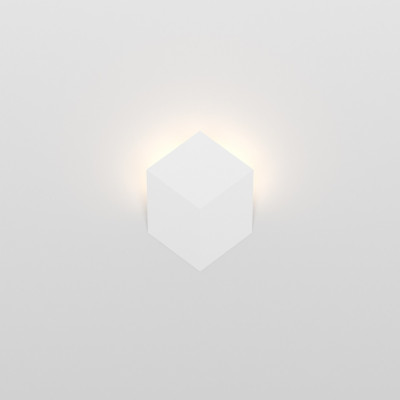 Rotaliana - QB - QB W0 AP LED - Modern applique cubic shaped - Matt White - LS-RO-1QBW000063FL0 - Super warm - 2700 K - Diffused Rotaliana - QB - QB W0 AP LED - Modern applique cubic shaped - Matt White - LS-RO-1QBW000063FL0 - Super warm - 2700 K - Diffused