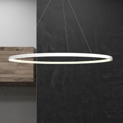 Sikrea - Essentiality - Oslo SP S - Circular suspension - Matt White - LS-SI-5896 - Warm white - 3000 K - Diffused Sikrea - Essentiality - Oslo SP S - Circular suspension - Matt White - LS-SI-5896 - Warm white - 3000 K - Diffused