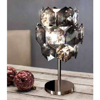Sikrea - Jewel - Victoria TL - elegant table lamp - Fumè/Black - LS-SI-5833 Sikrea - Jewel - Victoria TL - elegant table lamp - Fumè/Black - LS-SI-5833
